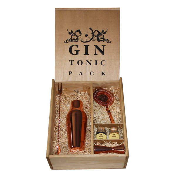 kit utensilios cobre gin tonic